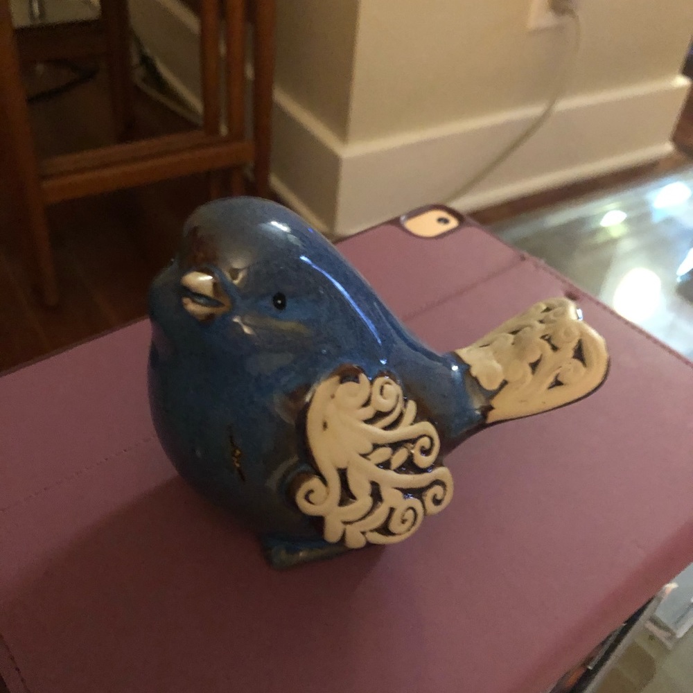 π¦ Blue ceramic bird - Picture 2 of 6